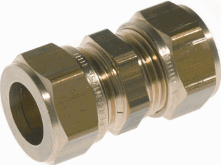 Knelkoppeling recht 12x12mm